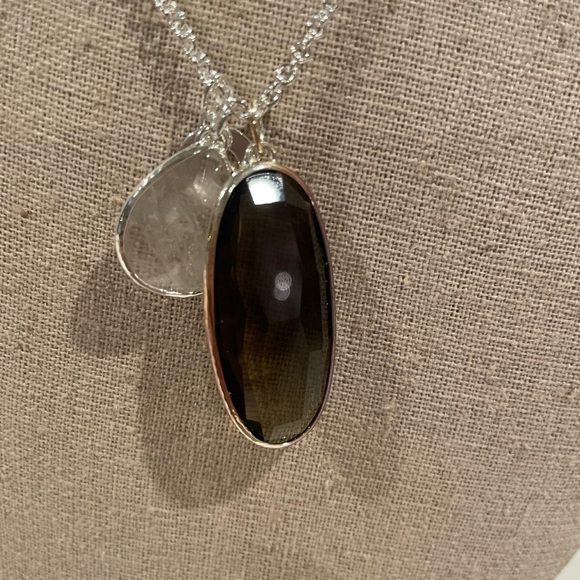 Gemstone Trinity Necklace - Picture 2 of 5